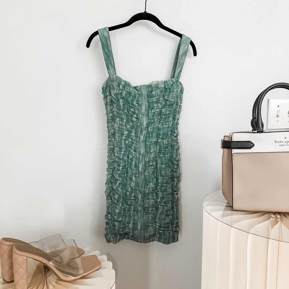 NWT Fashion Nova Green/Combo Mini Dress - SIZE XS